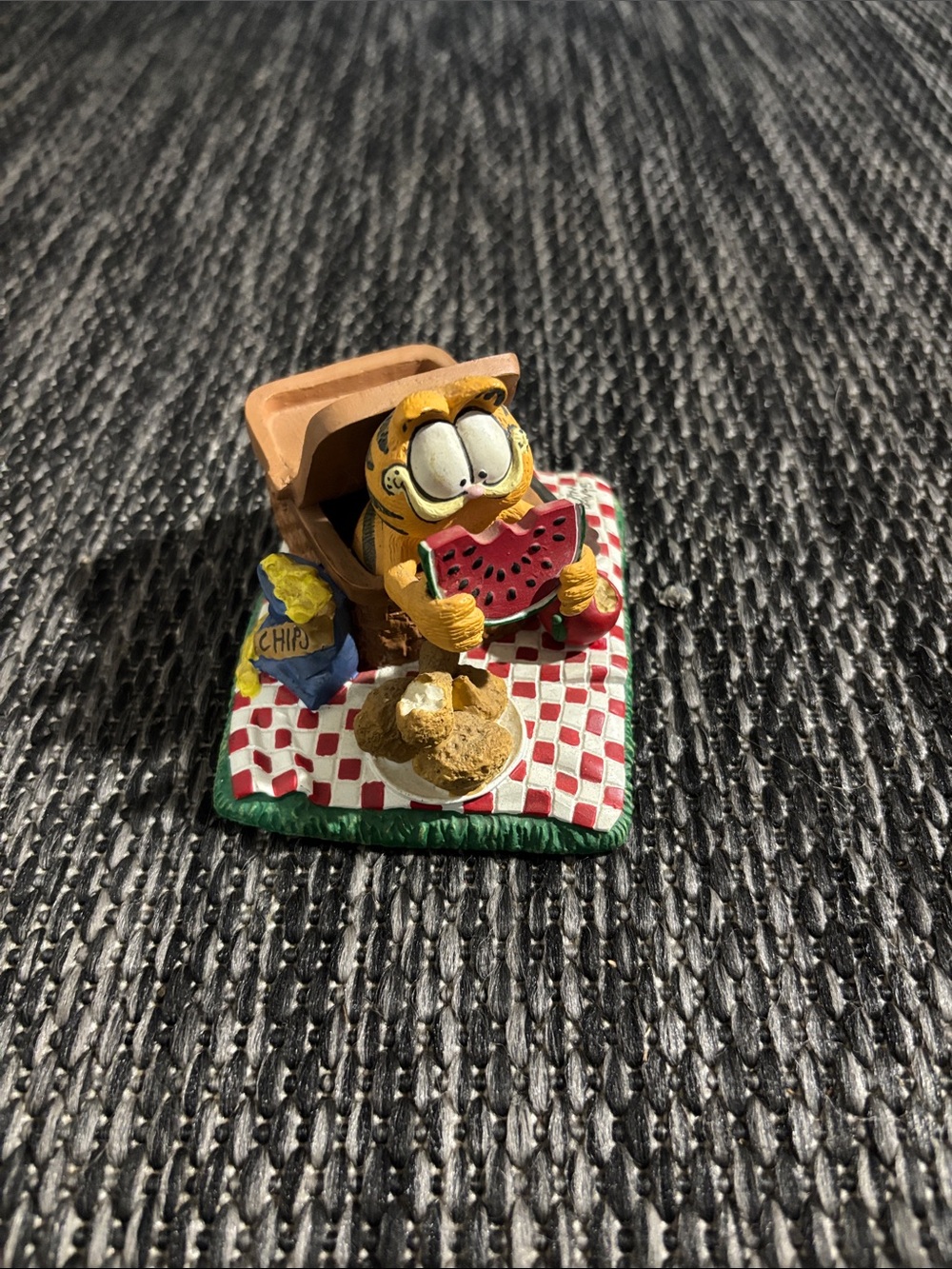 Vintage Garfield The Gourmet Jim Davis Danbury Mint Resin Figurine Collectible